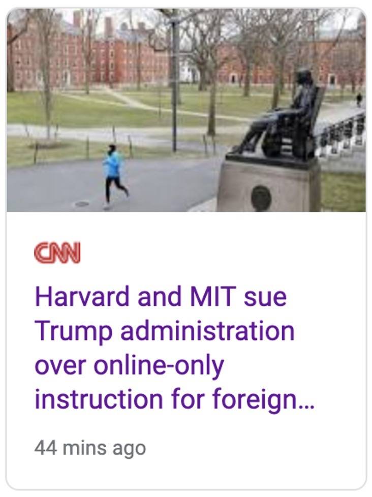 突发！特朗普：暂停留学生新签证面试，终止哈佛大学剩余联邦合同