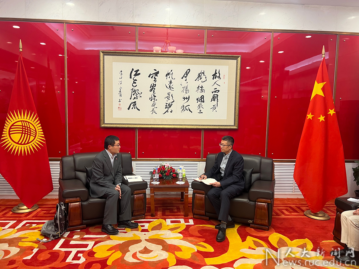 中国贸促会副会长李兴乾率团访问乌兹别克斯坦