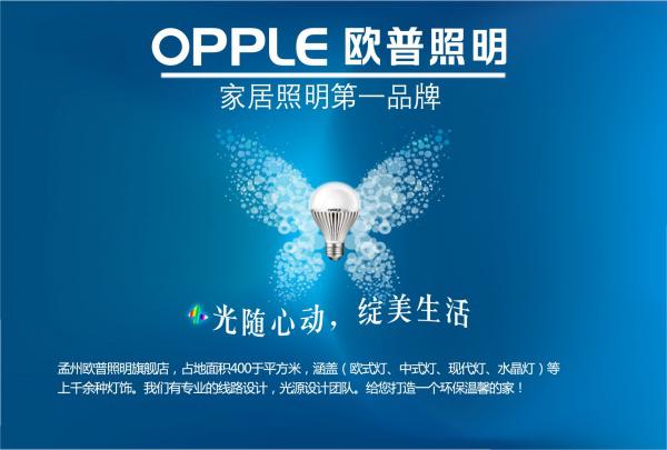 欧普照明获得外观设计专利授权：“智慧庭院灯”