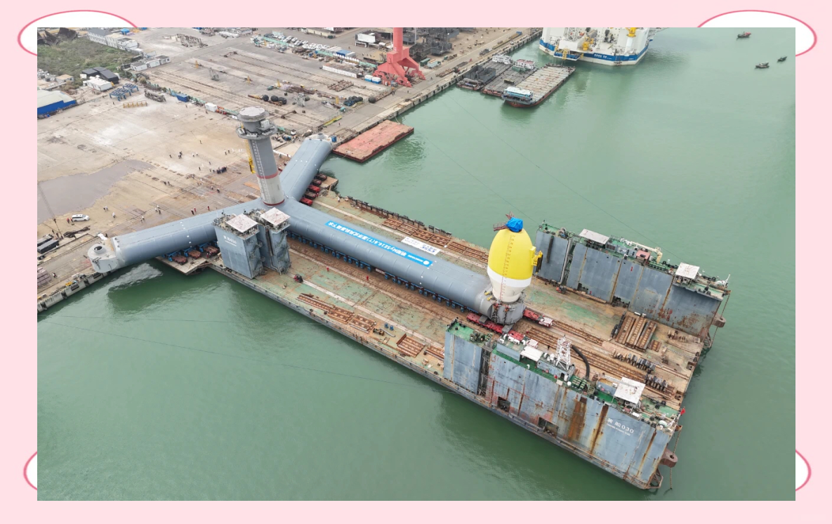 我国首套抗浪型深远海漂浮式光伏平台“黄海一号”完成“风光共结构”融合升级工作