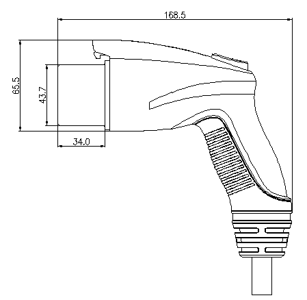 泓淋电力获得外观设计专利授权：“直流充电枪(小功率欧标)”