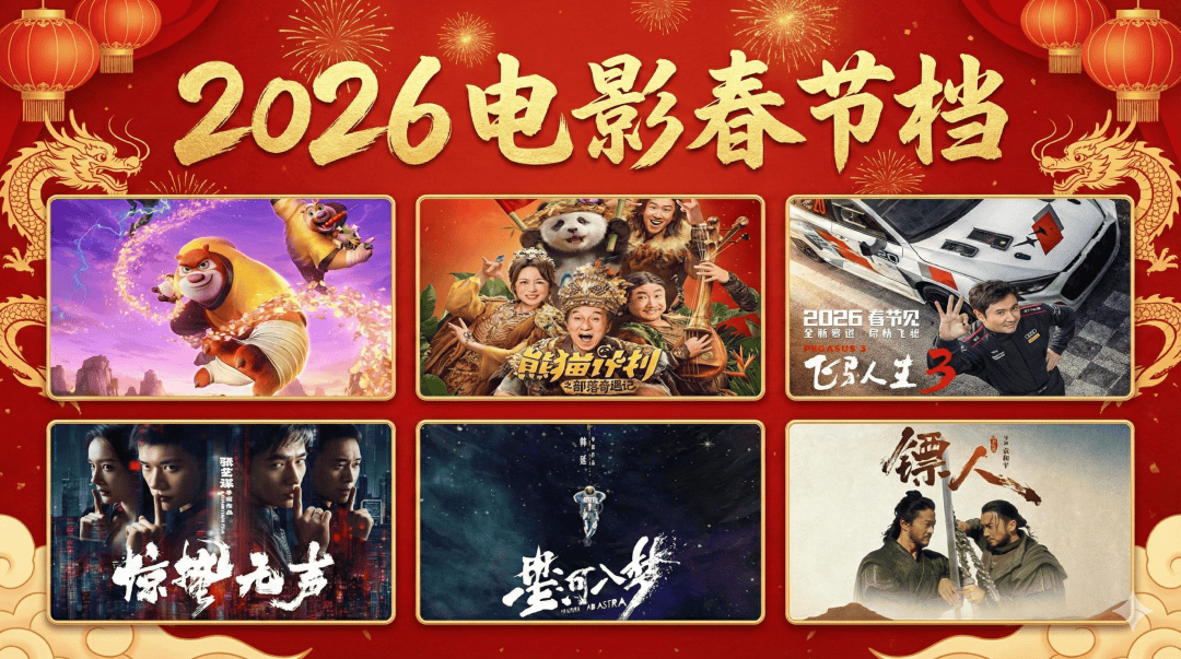七部影片定档2026春节档上映