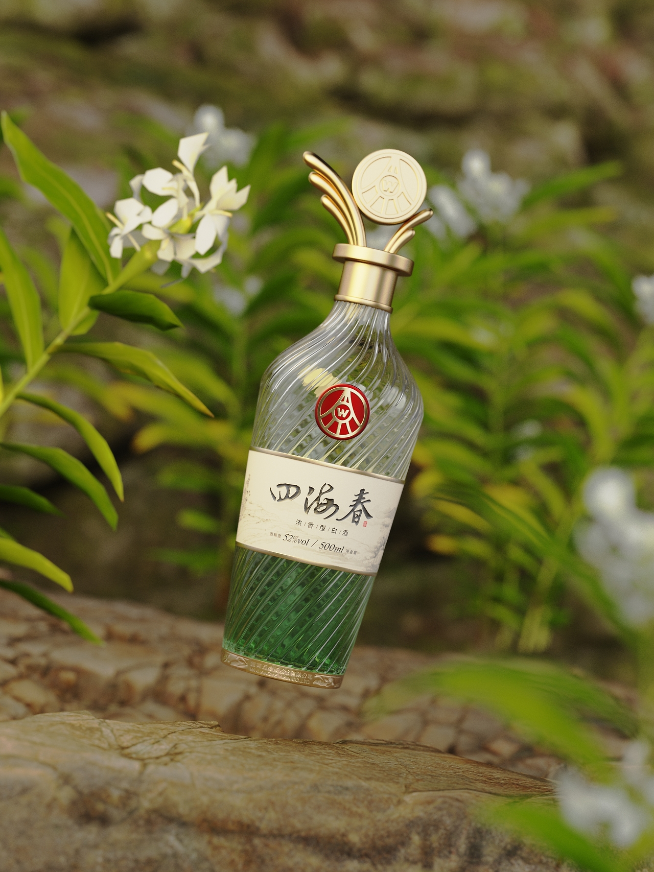 五 粮 液获得外观设计专利授权：“酒瓶（五粮文创画廊系列DCG小桥流水241）”