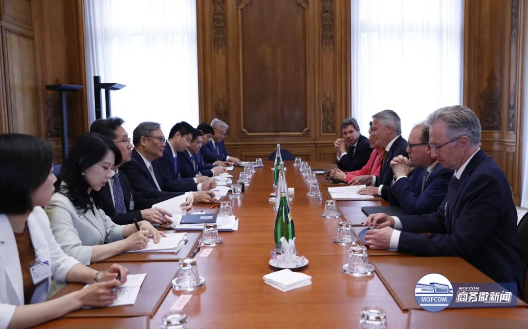 商务部部长王文涛出席全球发展学院成立大会